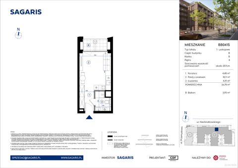 Plan 1 pok. 27m²