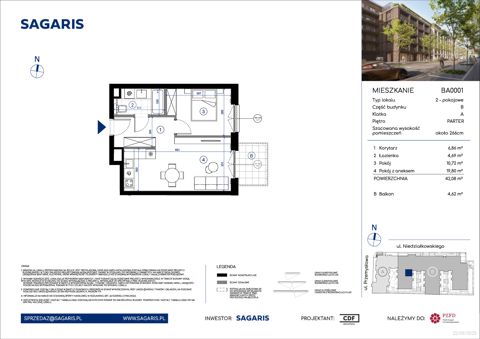 Plan 2 pok. 42m²