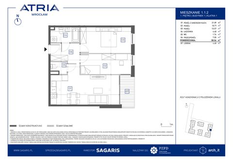 Plan 3 pok. 59m²