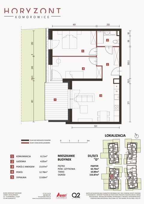 Plan 3 pok. 63m²