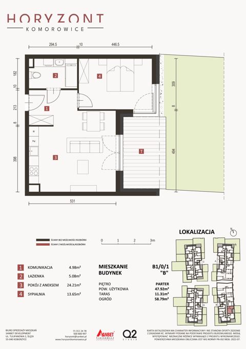 Plan 2 pok. 48m²