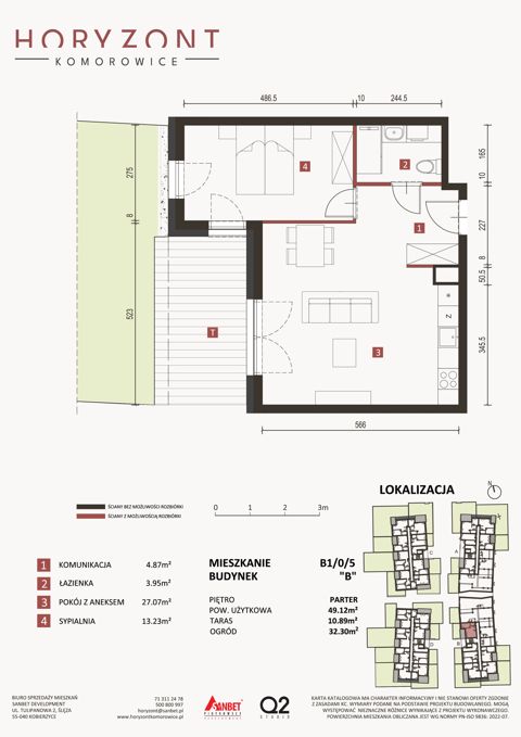 Plan 2 pok. 49m²