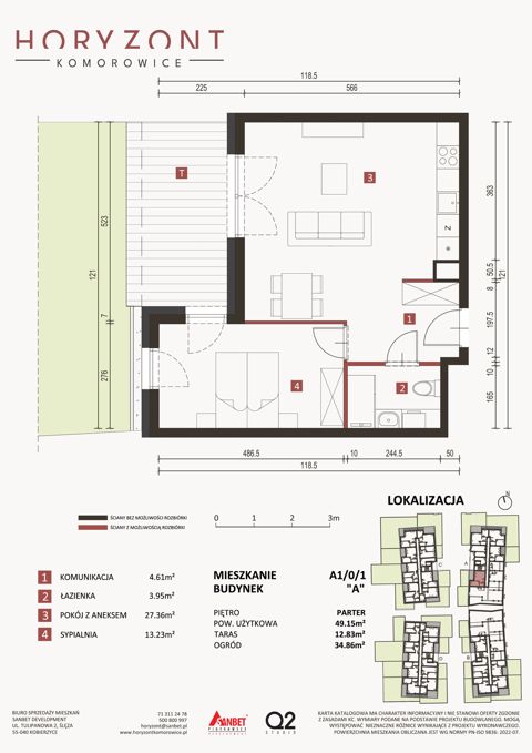 Plan 2 pok. 49m²