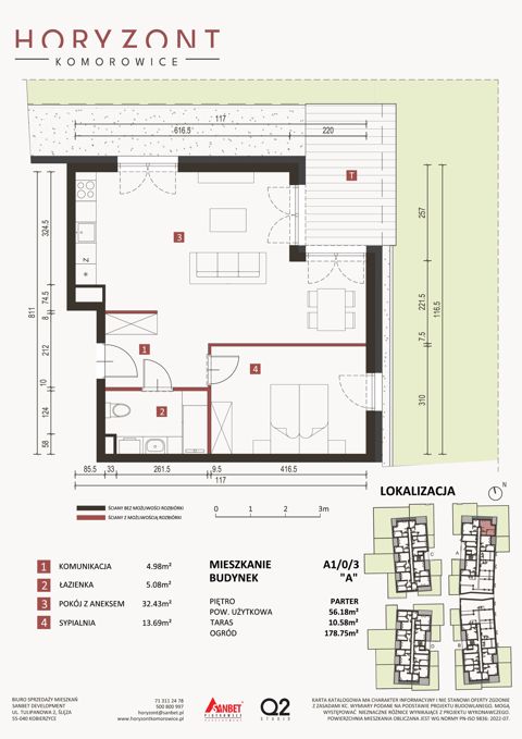 Plan 3 pok. 56m²