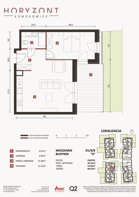 Plan 2 pok. 49m²
