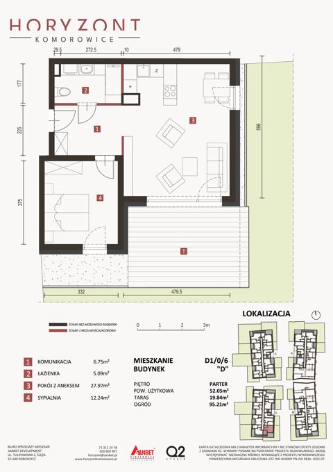 Plan 2 pok. 52m²