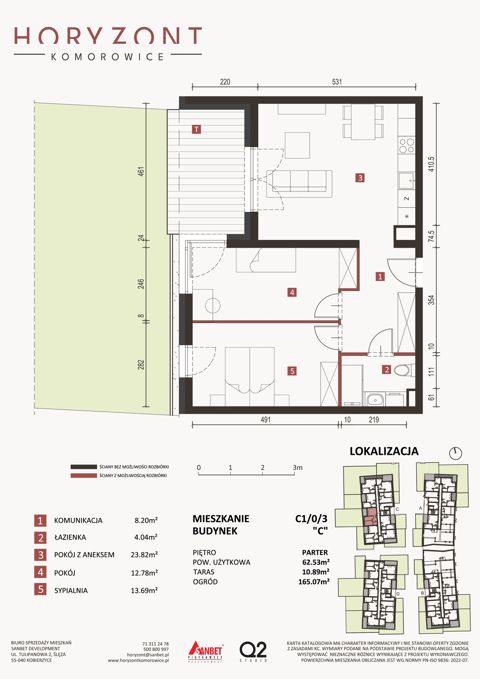 Plan 3 pok. 63m²