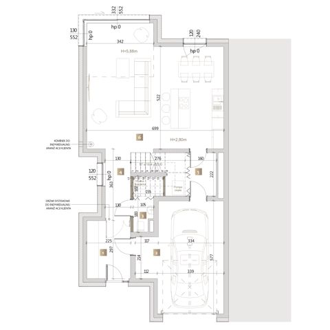 Plan 0 pok. 160m²