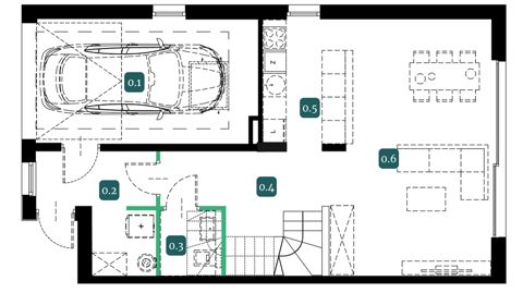 Plan 5 pok. 135m²