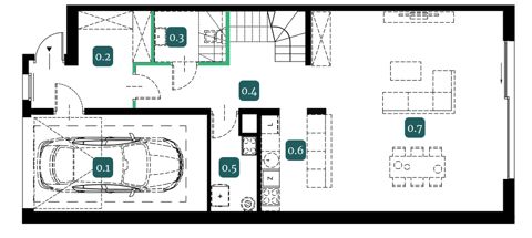 Plan 5 pok. 180m²