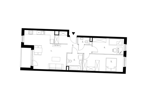 Plan 3 pok. 69m²