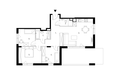 Plan 4 pok. 81m²