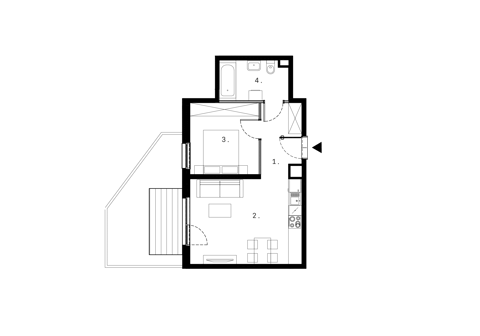 Plan 2 pok. 41m²