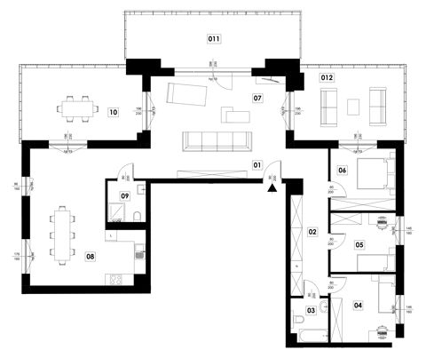 Plan 4 pok. 129m²