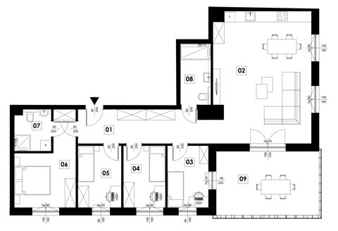 Plan 5 pok. 99m²