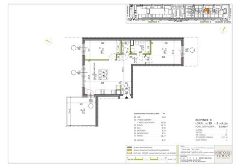 Plan 3 pok. 63m²