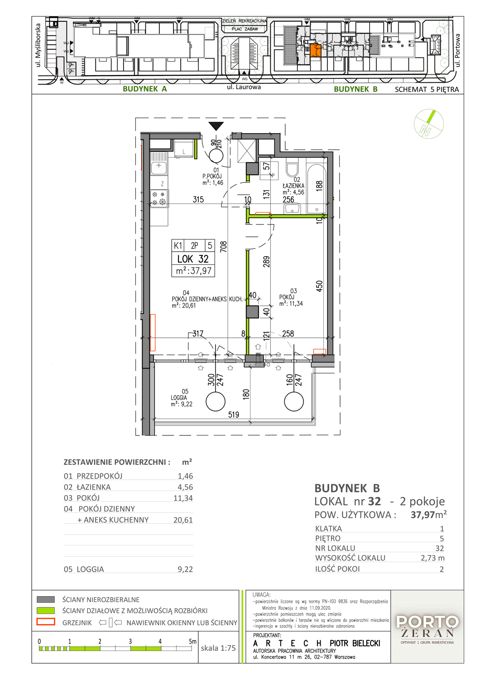 Plan 2 pok. 38m²