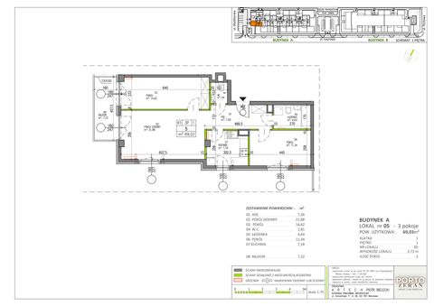 Plan 3 pok. 69m²