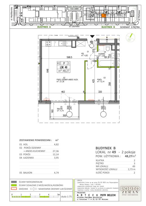 Plan 2 pok. 48m²