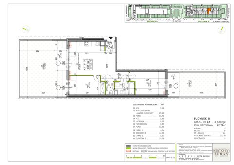 Plan 3 pok. 63m²