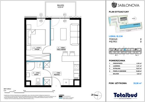 Plan 2 pok. 36m²