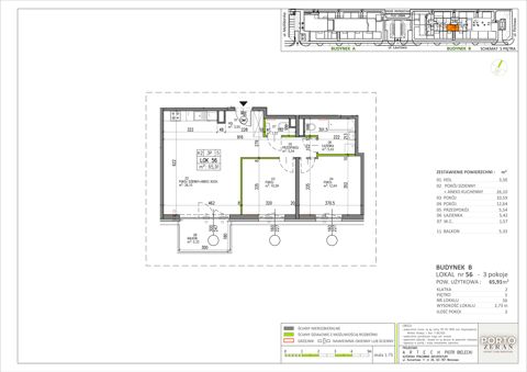 Plan 3 pok. 66m²