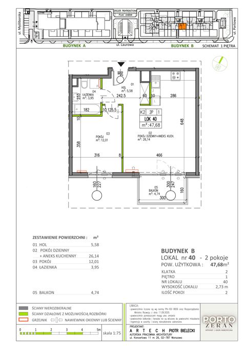 Plan 2 pok. 48m²