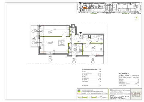 Plan 3 pok. 69m²
