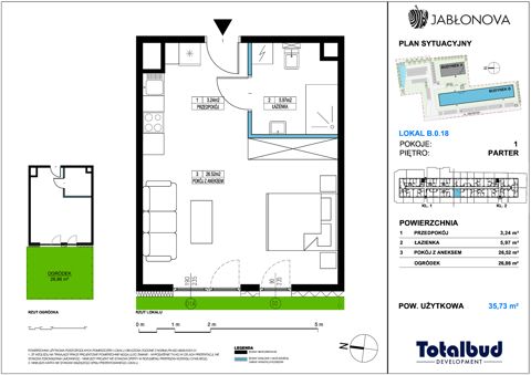 Plan 1 pok. 36m²