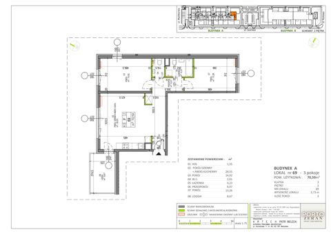 Plan 3 pok. 71m²
