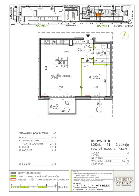 Plan 2 pok. 48m²