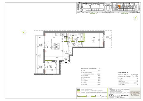 Plan 3 pok. 62m²