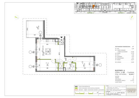 Plan 3 pok. 63m²