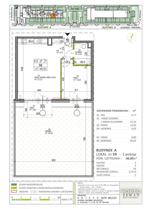 Plan 2 pok. 48m²