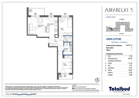 Plan 3 pok. 63m²