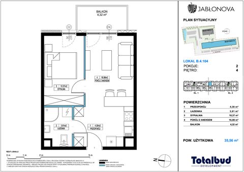 Plan 2 pok. 36m²
