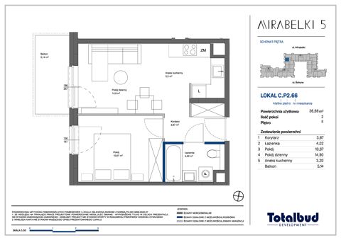 Plan 2 pok. 37m²