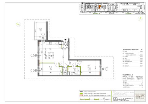 Plan 3 pok. 63m²