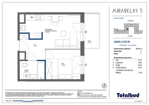 Plan 2 pok. 37m²