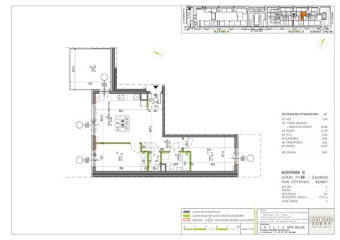 Plan 3 pok. 63m²
