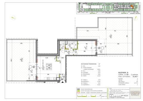 Plan 2 pok. 55m²
