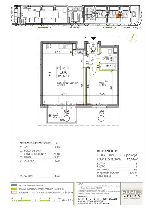 Plan 2 pok. 47m²