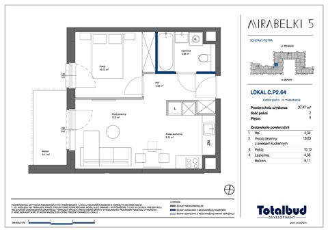 Plan 2 pok. 37m²