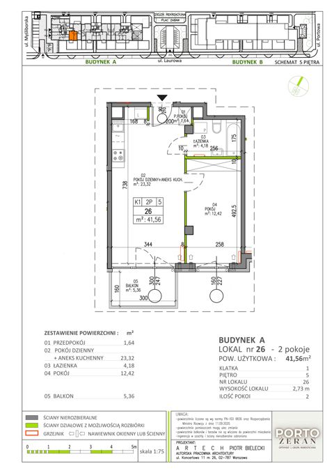Plan 2 pok. 42m²