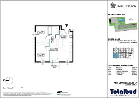 Plan 3 pok. 55m²