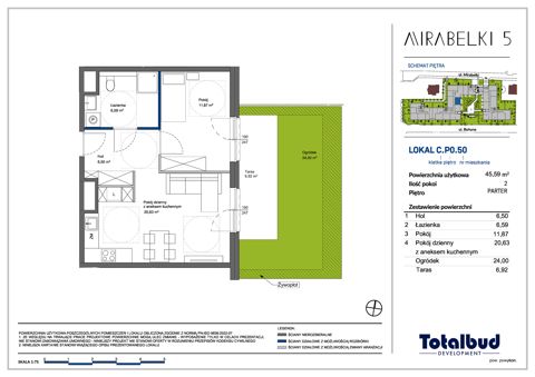 Plan 2 pok. 46m²