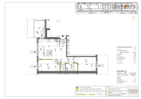 Plan 3 pok. 63m²