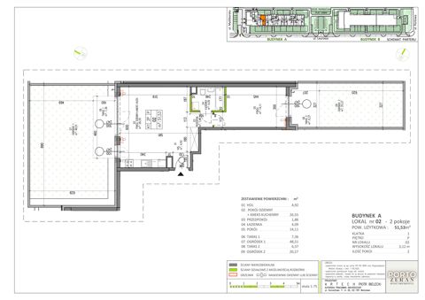 Plan 2 pok. 52m²