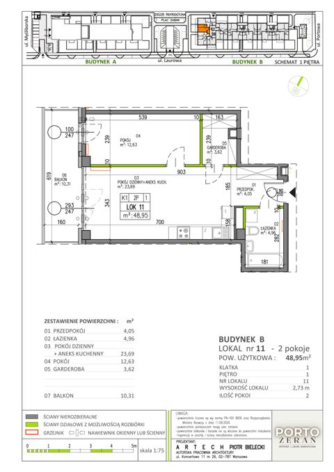 Plan 2 pok. 49m²