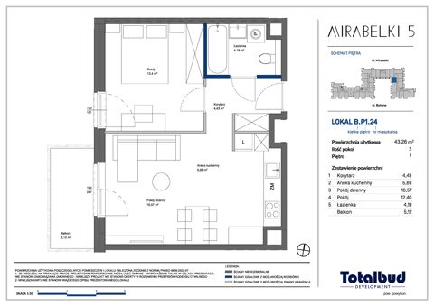 Plan 2 pok. 43m²